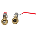 1/2 inch Push-to-Connect Ball Valve, Red (Hot)