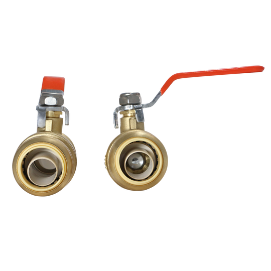 Push-to-Connect 1 Inch x 1 Inch Ball Valve