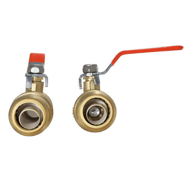 Push-to-Connect 1 Inch x 1 Inch Ball Valve