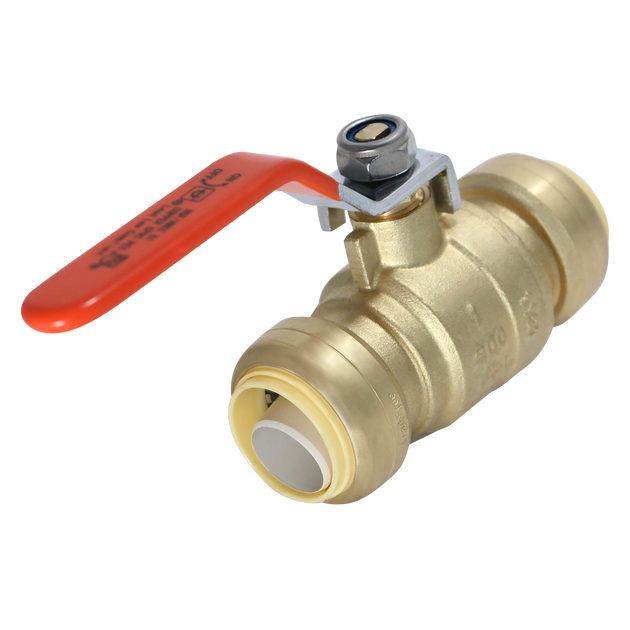 Push-to-Connect 1 Inch x 1 Inch Ball Valve