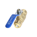 1/2 inch Push-to-Connect Ball Valve, Blue (Cold)