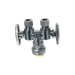 3/8 Compression x 3/8 Compression x 1/2 inch Push-to-Connect Dual Straight Valve