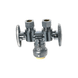 3/8 Compression x 3/8 Compression x 1/2 inch Push-to-Connect Dual Straight Valve
