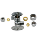 3/8 Inch OD Compression x 3/8 Inch OD Compression x 5/8 Inch OD Compression Dual Angle Valve