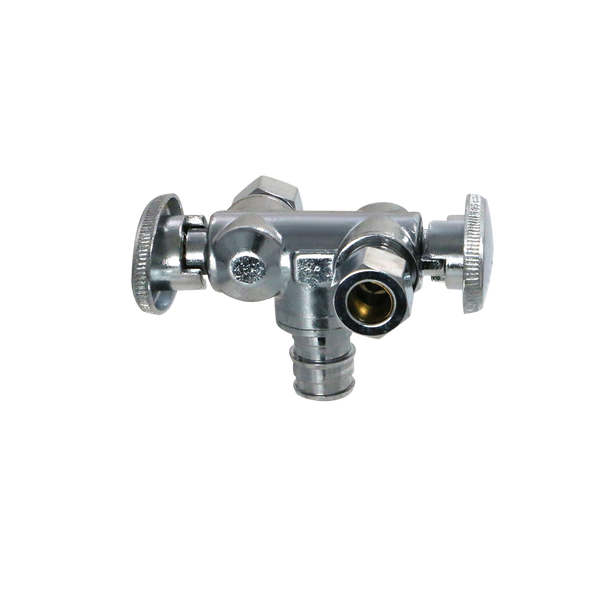 1/2 Inch Pex-A Expansion Dual OD Compression Angle Valve