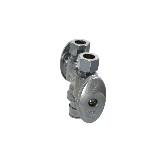 3/8 Inch Pex-A Expansion Dual OD Compression Straight Valve