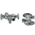 3/8 Inch OD Compression x 3/8 Inch OD Compression x 1/2 Inch Pex Dual Angle Valve