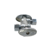 3/8 Inch OD Compression x 3/8 Inch OD Compression x 1/2 Inch Pex Dual Angle Valve