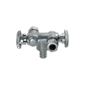 3/8 Inch OD Compression x 3/8 Inch OD Compression x 1/2 Inch Pex Dual Angle Valve