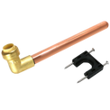 1/2 Inch Push-to-Connect Stub Out Elbow 8 Inch