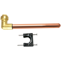 1/2 Inch Push-to-Connect Stub Out Elbow 8 Inch