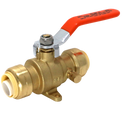 3/4 Inch Push-to-Connect Ball Valve with Drain and Drop Ear