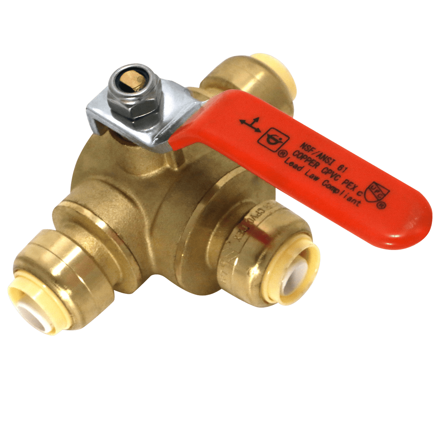 1/2 inch Push-to-Connect Tee Valve