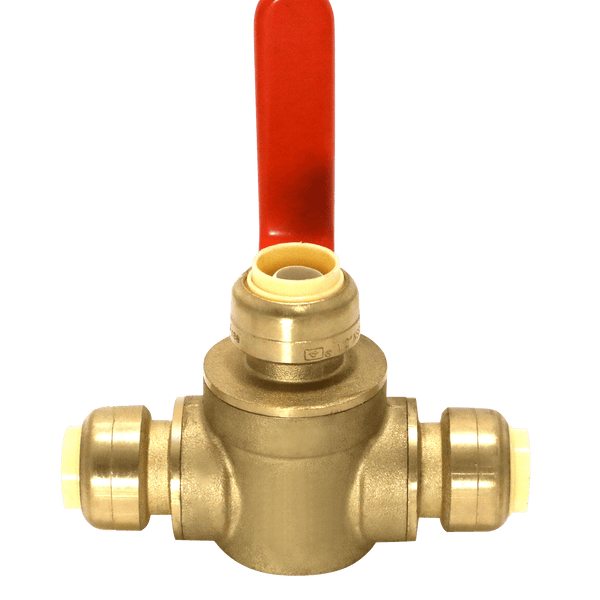 1/2 inch Push-to-Connect Tee Valve