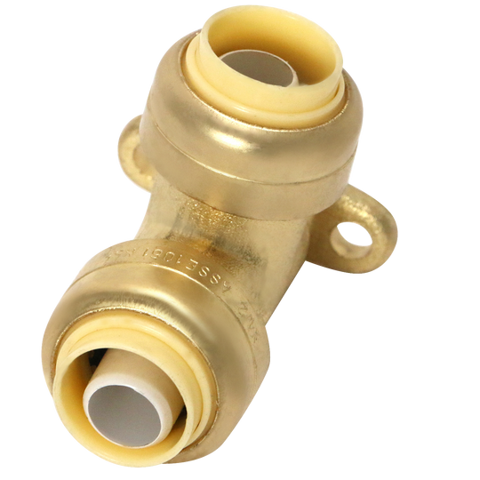 Push-to-Connect 1/2 Inch Elbow with Drop Ear