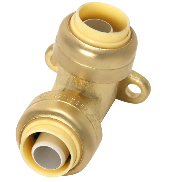 Push-to-Connect 1/2 Inch Elbow with Drop Ear