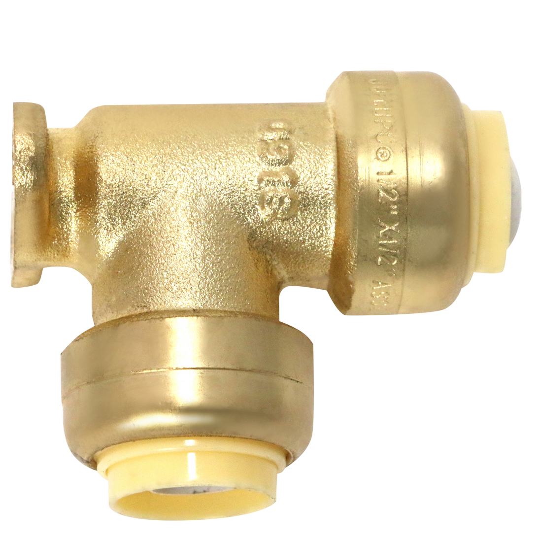 Push-to-Connect 1/2 Inch Elbow with Drop Ear