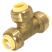 1/4 inch Push-to-Connect Tee