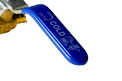 1/2 Inch PEX-B Barb Crimp Ball Valve Cold(Blue)