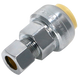 Push-to-Connect 1/2 Inch x 3/8 Inch OD Compression Adapter