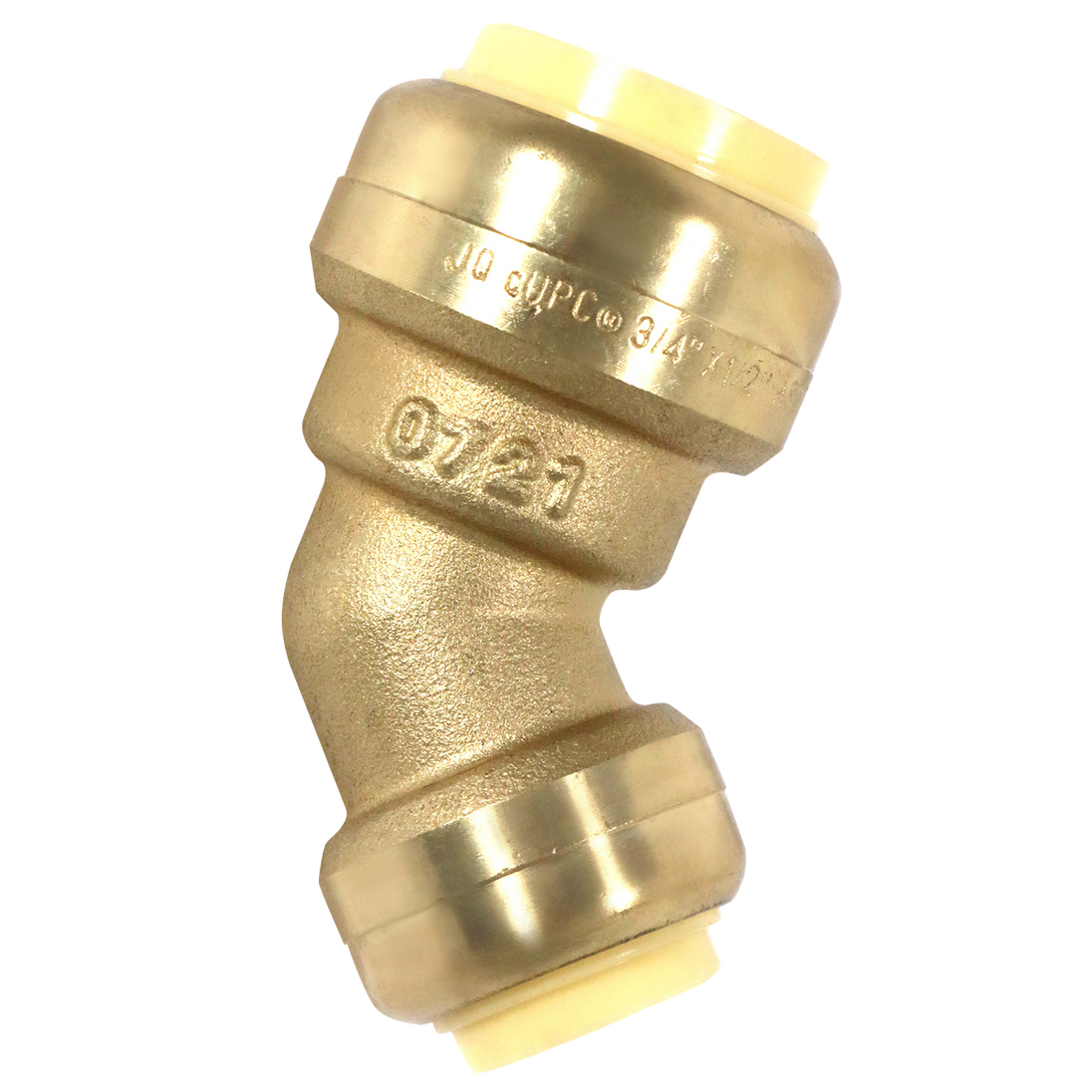 Push Fit 1/2 Inch x 3/4 Inch Push Fit 45 Degree Elbow