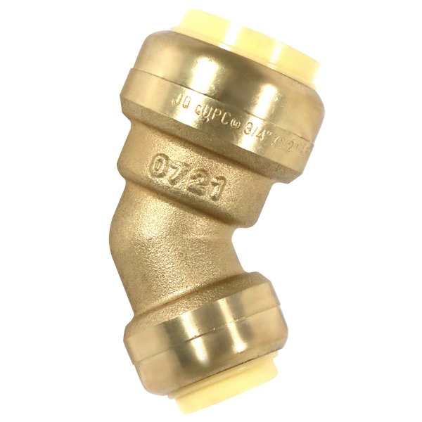 Push Fit 1/2 Inch x 3/4 Inch Push Fit 45 Degree Elbow