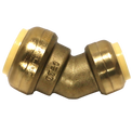 Push Fit 3/4 Inch x 1 Inch Push Fit 45 Degree Elbow