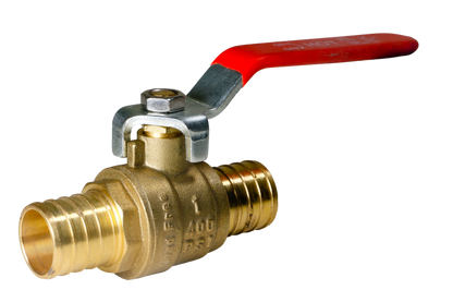  Measuring Pex Barb Crimp 3/4" X 3/4" Ball Valve Hot (Red) Specifically 
