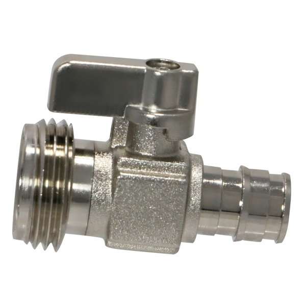 Pex-A Expansion 1/2 Inch x 3/4 Inch GHT Straight Valve