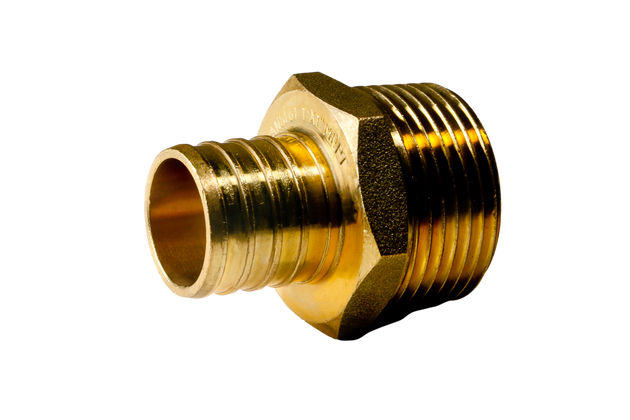 1 Inch PEX-B Barb Crimp X 1 Inch MALE NPT ADAPTER