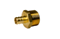 Pex Barb Crimp Male NPT Adapter Measuring Barb Crimp Pex 1/2" X 3/4" MALE NPT ADAPTER Specifically Barb Crimp Pex Male NPT Adapter