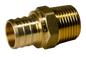  Measuring Barb Crimp Pex 1/2" X 3/4" MALE NPT ADAPTER Specifically Barb Crimp Pex Male NPT Adapter