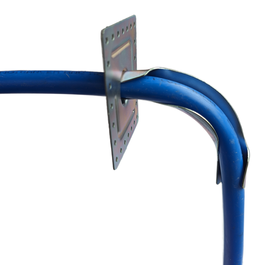 1/2 Inch Pipe Bend w/ Plate