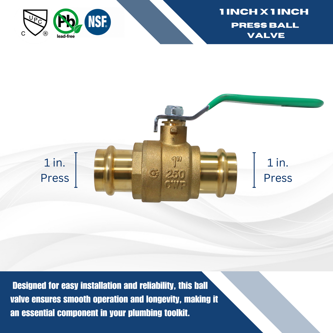 1 Inch Press Ball Valve