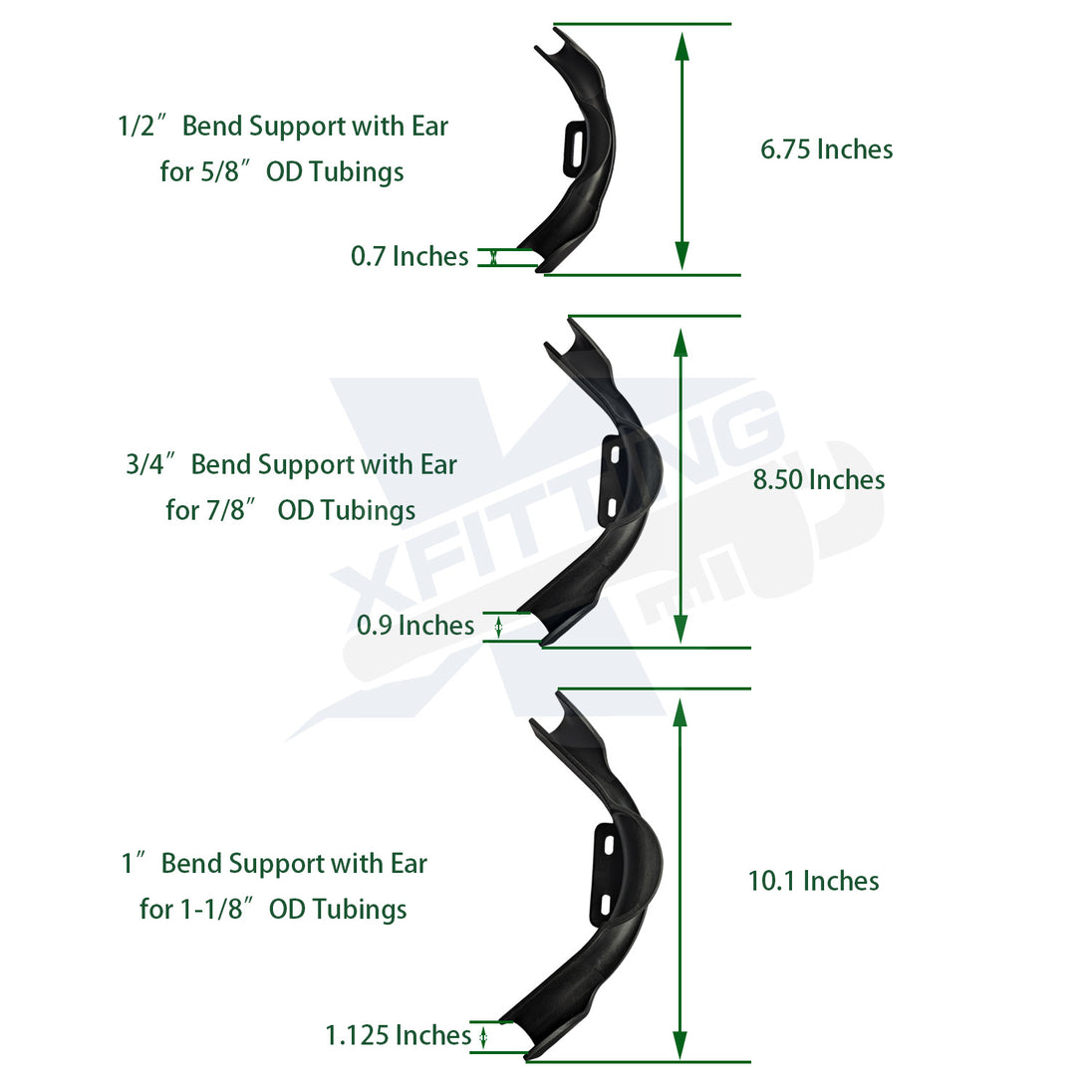 1/2 Inch Pipe BEND WITH EAR