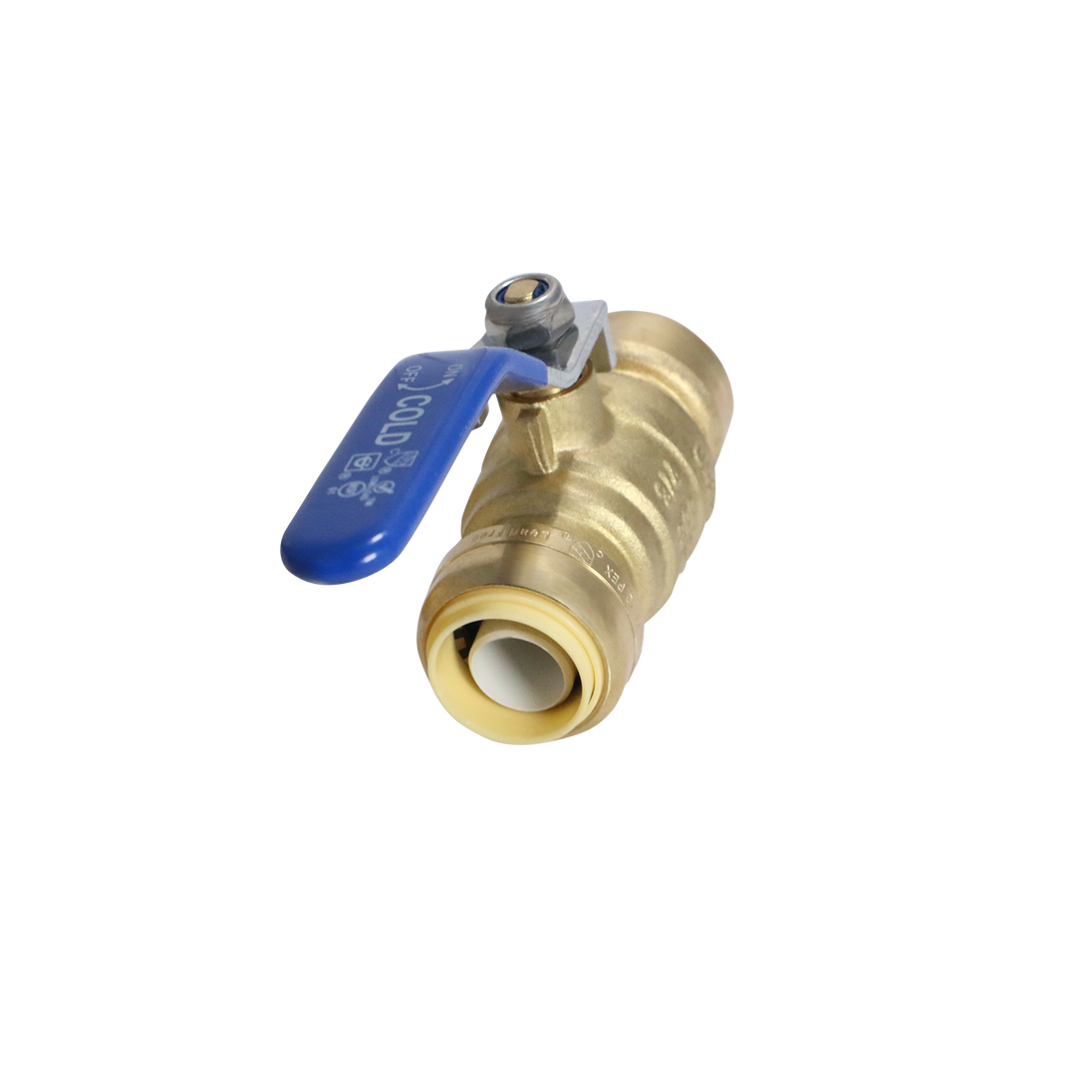 3/4 inch Push-to-Connect Ball Valve, Blue (Cold)