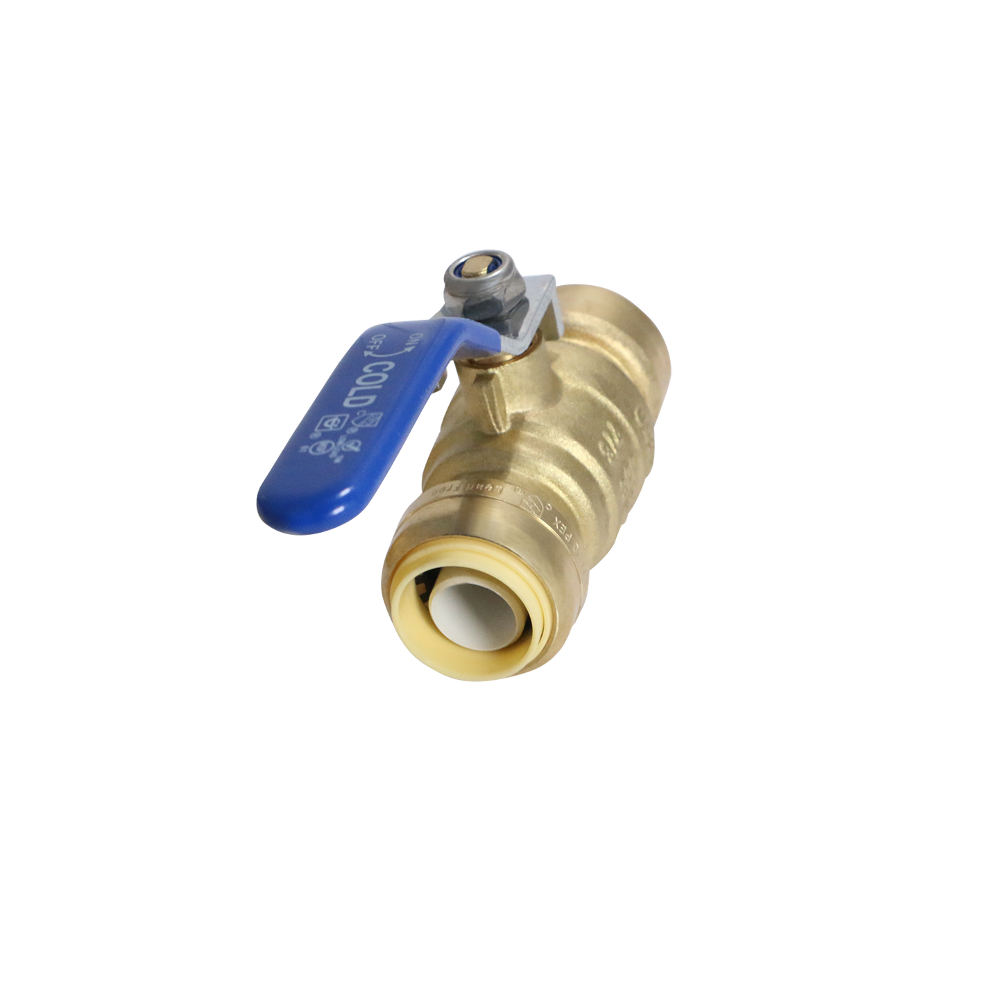 3/4 inch Push-to-Connect Ball Valve, Blue (Cold)