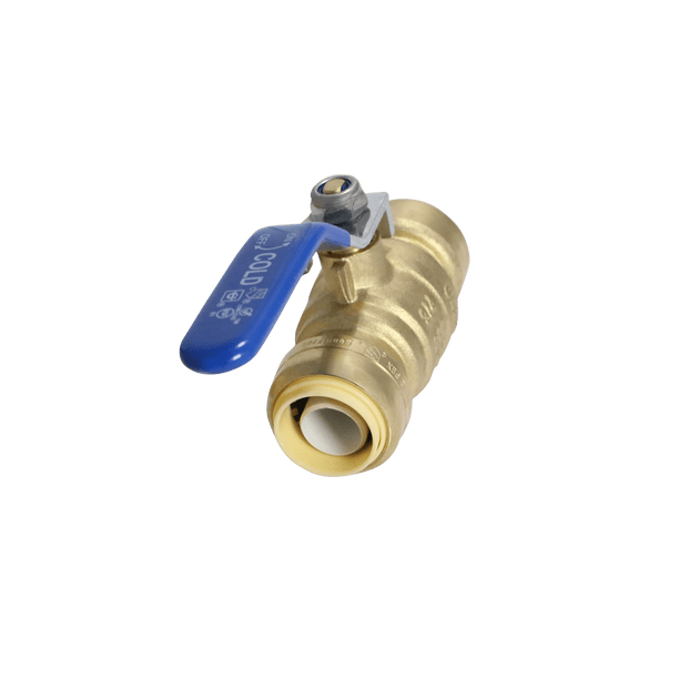3/4 inch Push-to-Connect Ball Valve, Blue (Cold)