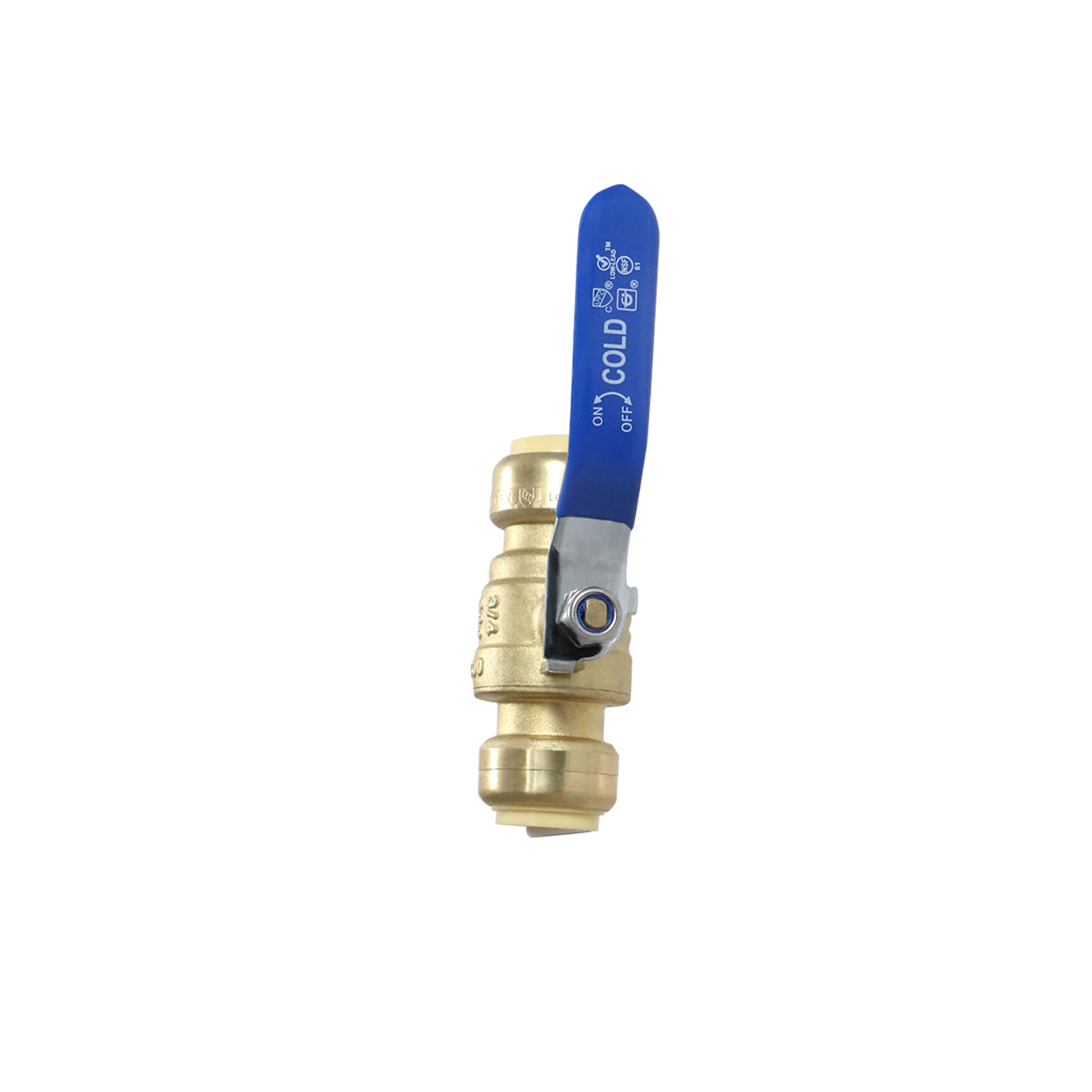 3/4 inch Push-to-Connect Ball Valve, Blue (Cold)