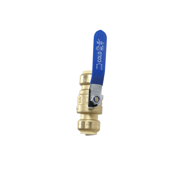 3/4 inch Push-to-Connect Ball Valve, Blue (Cold)