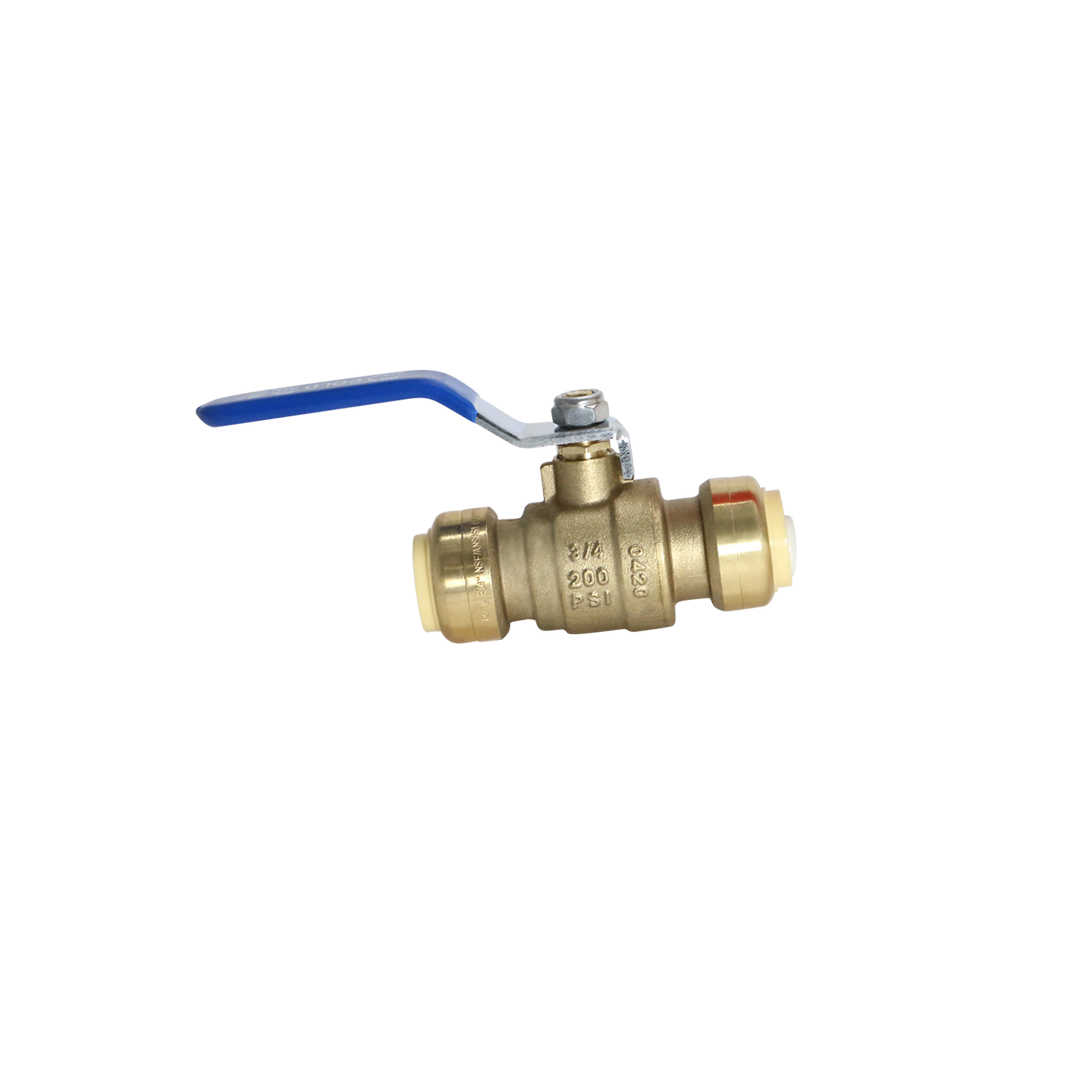 3/4 inch Push-to-Connect Ball Valve, Blue (Cold)