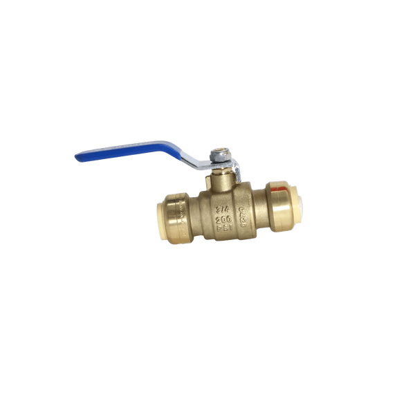 3/4 inch Push-to-Connect Ball Valve, Blue (Cold)