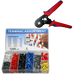 1-Pack 1200 Pcs Wire Ferrules with Crimpers Pliers Kit, Adjustable Ratchet Tools with Terminals Connectors AWG 23-7, 0.5-10mm²