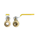 3/4 Inch PEX-B Barb x 3/4 Inch Female Sweat Ball Valve