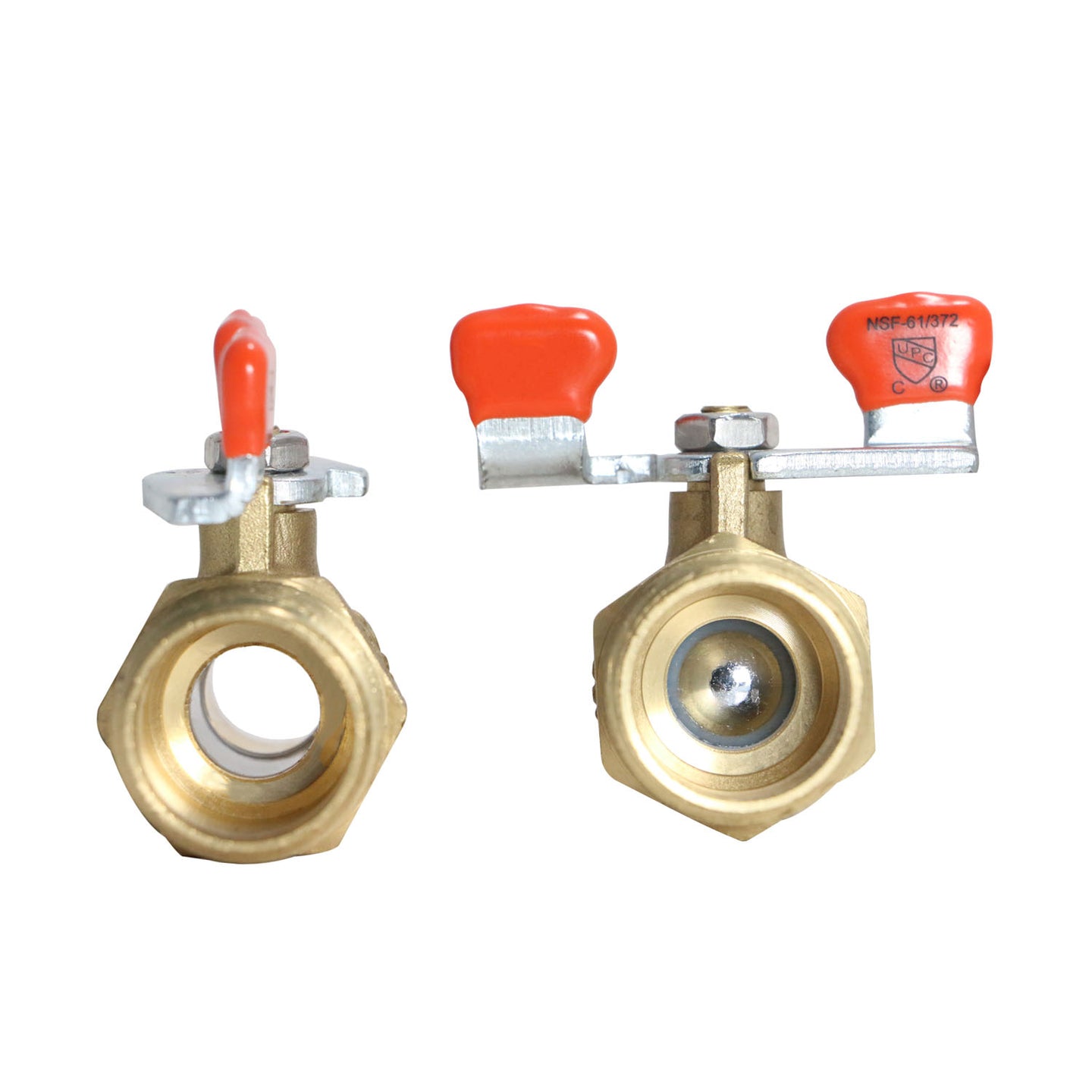 3/4 inch PEX-B Barb x 3/4 inch Male Ball Valve with Tee Handle
