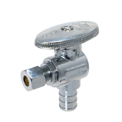  Measuring Pex B OD Compression 1/4" x 1/2" Pex Angle Valve Specifically Pex B OD Compression Pex Angle Valve