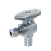 1/4 Inch OD Compression x 1/2 Inch PEX-B Barb Angle Valve
