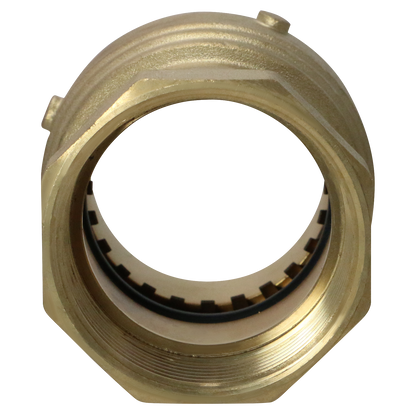  2" Push Fit Female Adapter 2" Push To Connect Female Adapter Compression Sleeve 5/8 Compression Ring Measuring 2" Specifically Push Fit Female AdapterCompression Ring
