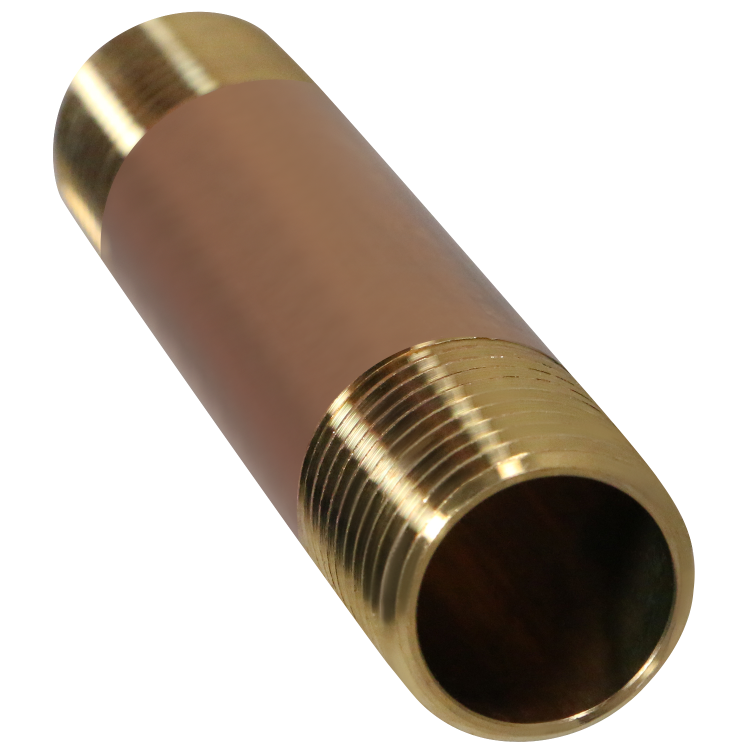 1/2 in x 4 in Red Brass Nipple 1/2 in x 4-1/2 in Red Brass Nipple Measuring 1/2 inch x 4 inch Specifically Brass NippleBrass Nipple