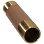 1/2 in x 4 in Red Brass Nipple 1/2 in x 4-1/2 in Red Brass Nipple Measuring 1/2 inch x 4 inch Specifically Brass NippleBrass Nipple